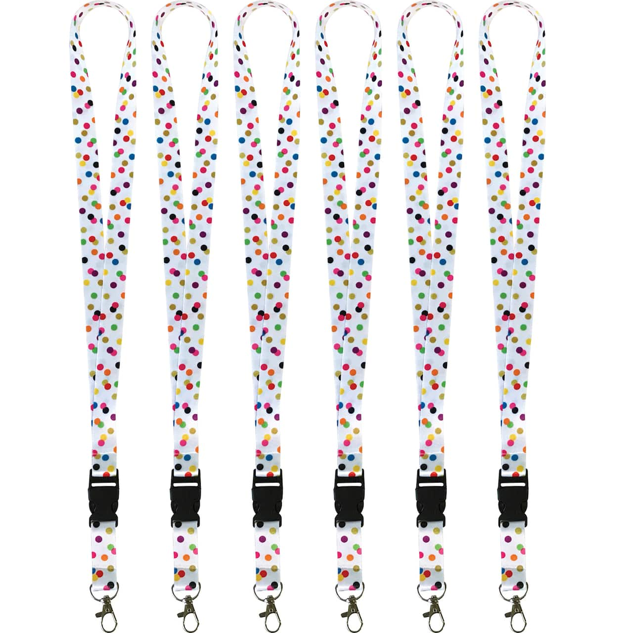 Teacher Created Resources Confetti Lanyard, 6ct.